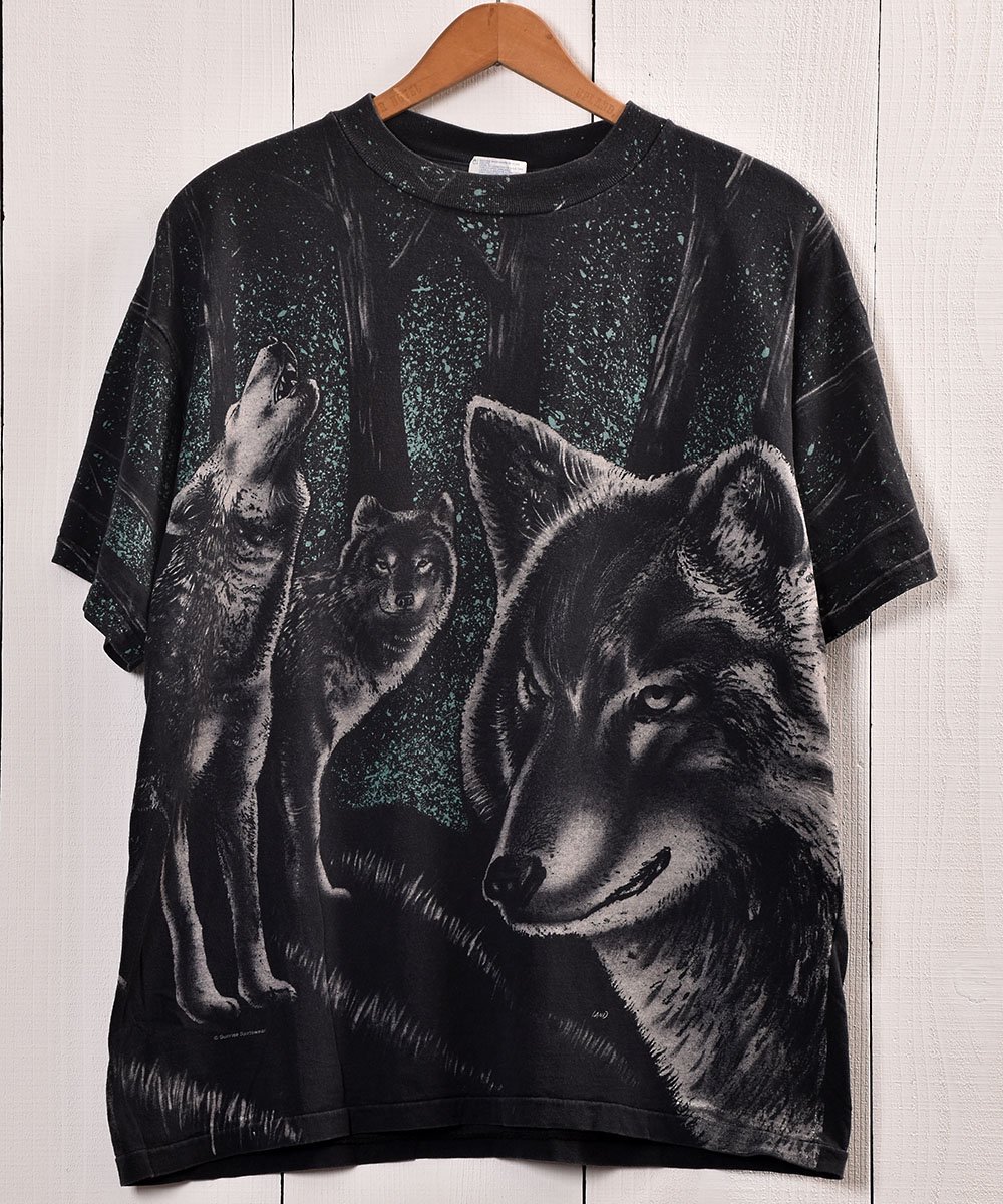  Made in Mexico Animal Print T Shirts | ᥭ˥ޥץT  |wolf|  ͥå  岰졼ץե롼 ࡼ