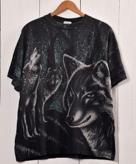 Made in Mexico Animal Print T Shirts | ᥭ˥ޥץT  |wolf| Υͥå 岰졼ץե롼 ࡼ