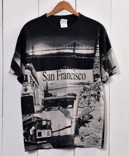 US Fabric San Francisco Photo Print T Shirts | ꥫϻѡե󥷥 եT Υͥå 岰졼ץե롼 ࡼ