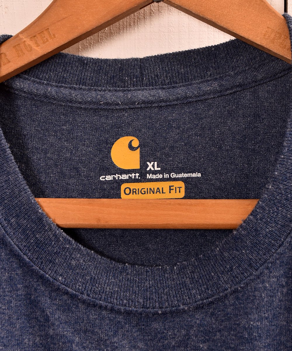 Carhartt” pocket T shirt | 「カーハート」ポケットTシャツ | ブルー 