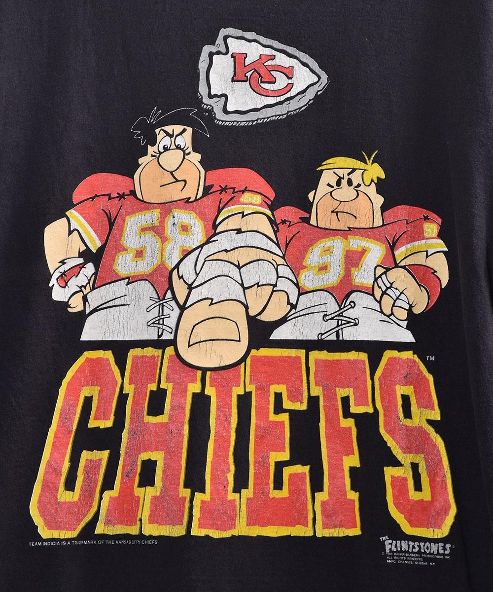 ビッグサイズ NFL KANSAS CITY CHIEFS カンザスシティチーフス 両面プリント ロングTシャツ ロンT メンズXXXL /eaa321110