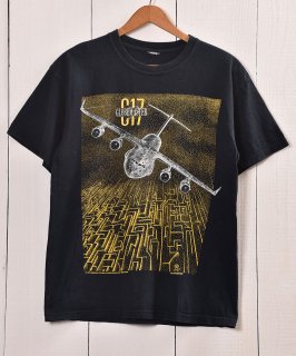 C-17GLOBE MASTER Print T Shirts | C-17ץT | ֥ޥ|֥å Υͥå 岰졼ץե롼 ࡼ