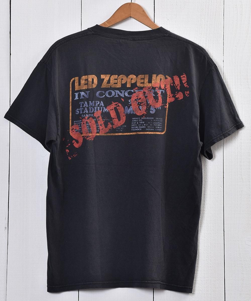 80' LED ZEPPELIN  Tシャツ ヴィンテージ ブラック