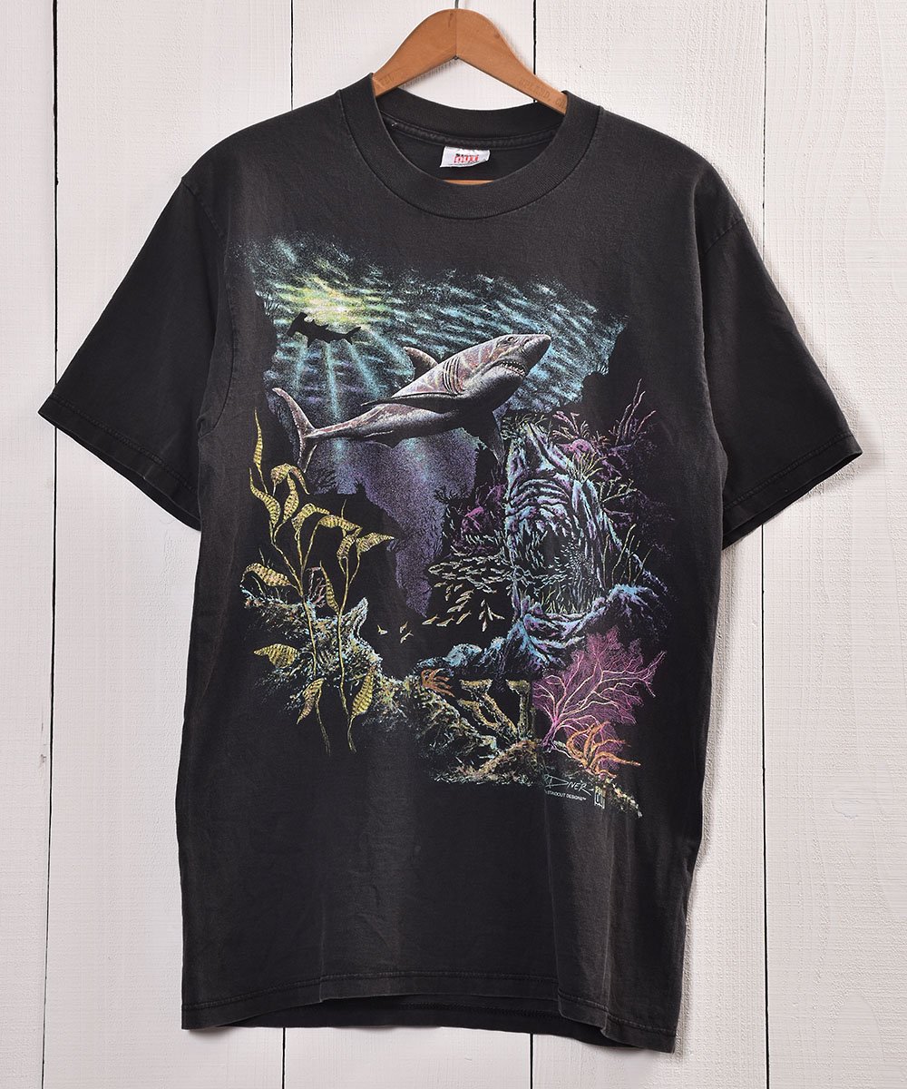  MADE IN USA | Animal Print T Shirts | ˥ޥץTġåץ  ͥå  岰졼ץե롼 ࡼ