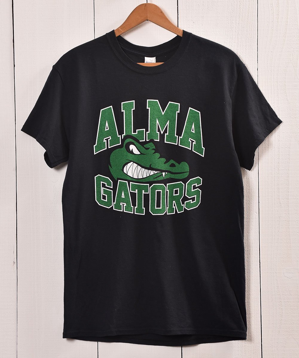 Alligator Print Long Sleeve T-shirt ワニ プリント長袖 Tシャツ ロンT ブラック 古着のネット通販サイト  古着屋グレープフルーツ ムーン(Grapefruitmoon)Onlineshop ヴィンテージアイテム・レトロファッション