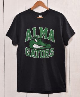 古着Alligator Print Long Sleeve T-shirt |  ワニ プリント長袖 Tシャツ | ロンT | ブラック 古着のネット通販 古着屋グレープフルーツムーン