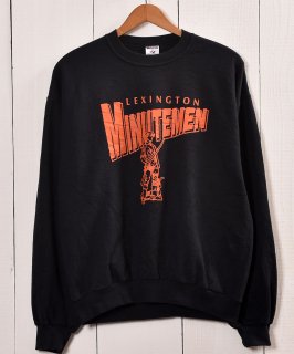  Made in Mexico LEXINTON MINUTEMEN Print Sweatåᥭ֥쥭ȥ󡦥ߥ˥åȥޥ ץȥå Υͥå 岰졼ץե롼 ࡼ