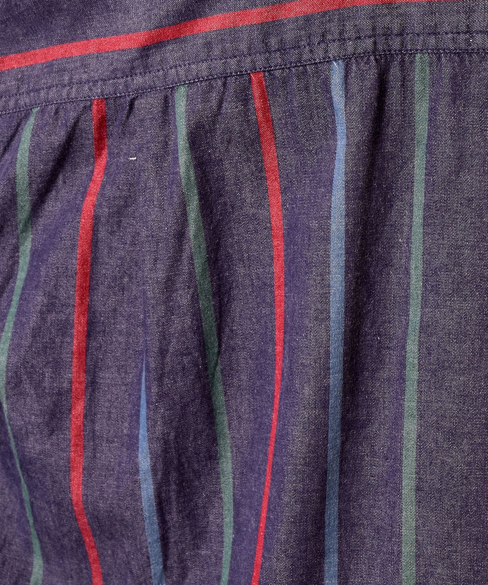 Made in Indonesia Long Sleeve Cotton Shirt Stripe åɥͥ Ĺµ åȥ  ȥ饤 Сͥ