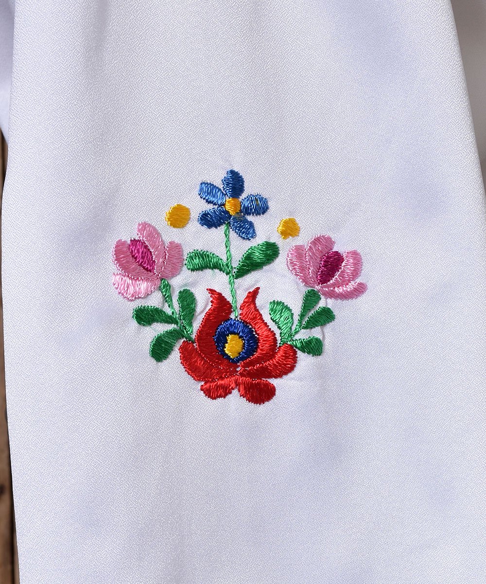 Long Sleeve Hungary Embroidery Tunic BlouseĹµ ɽ ϥ󥬥꡽ɽ ˥å֥饦ͥ