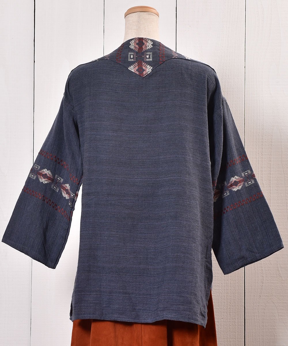 Long Sleeve Guatemala Embroidery Tunic Blouse Ĺµ ɽ ƥޥ ˥å֥饦ͥ