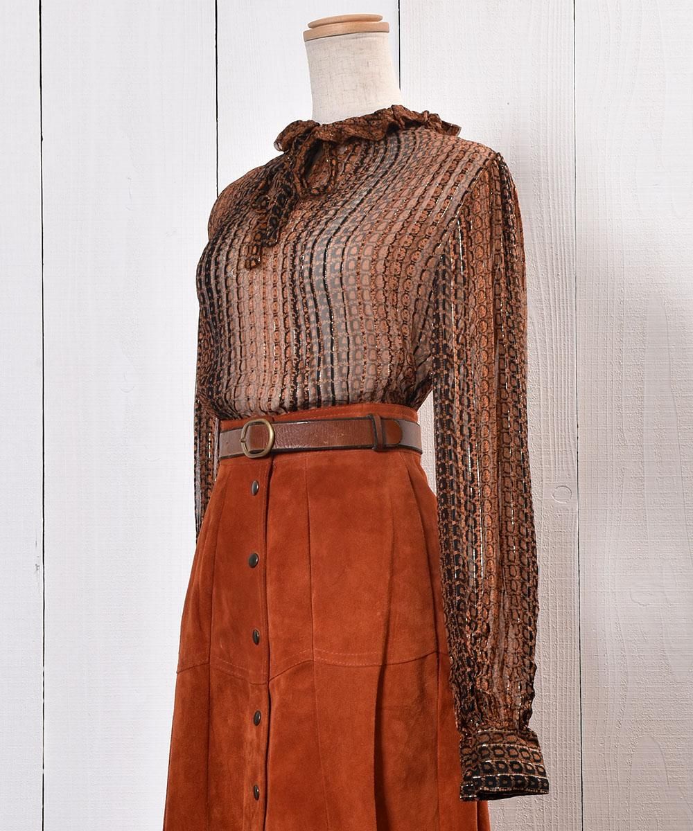 Like Leopard Pattern Sheer Tops｜ヒョウ柄風 シアートップス
