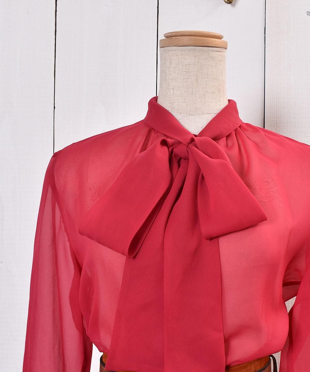 Bowtie  Sheer Blouseåܥ ֥饦 |  | ԥ󥯷ϥͥ