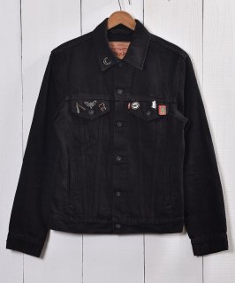 Levis Black DenimJacket | ꡼Х ֥å ǥ˥ॸ㥱åȡԥ Υͥå 岰졼ץե롼 ࡼ