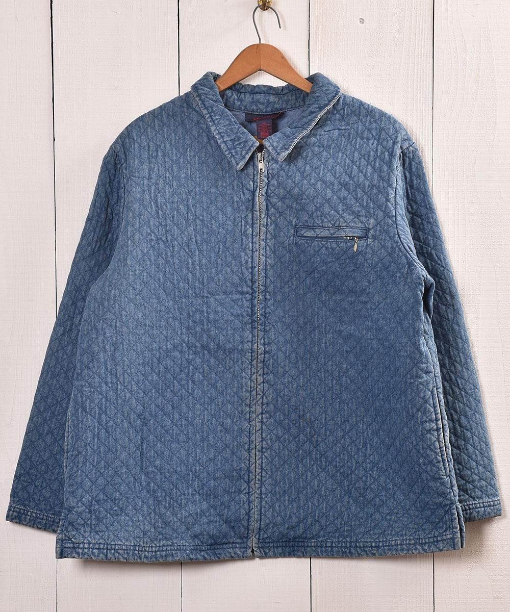 Ｑuilting DenimＺipUp Jacket | キルティング ジップアップ デニム 