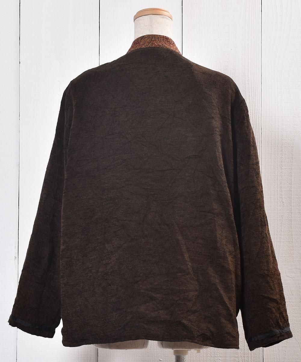 Mandarin Collar Oriental Jacket Embroidered Patchwork
