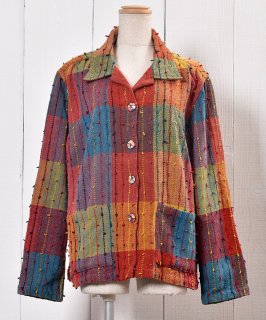 Made in India Designed Cotton Jacket Multi Collarå ޥ顼 ǥ åȥ 㥱å  Υͥå 岰졼ץե롼 ࡼ