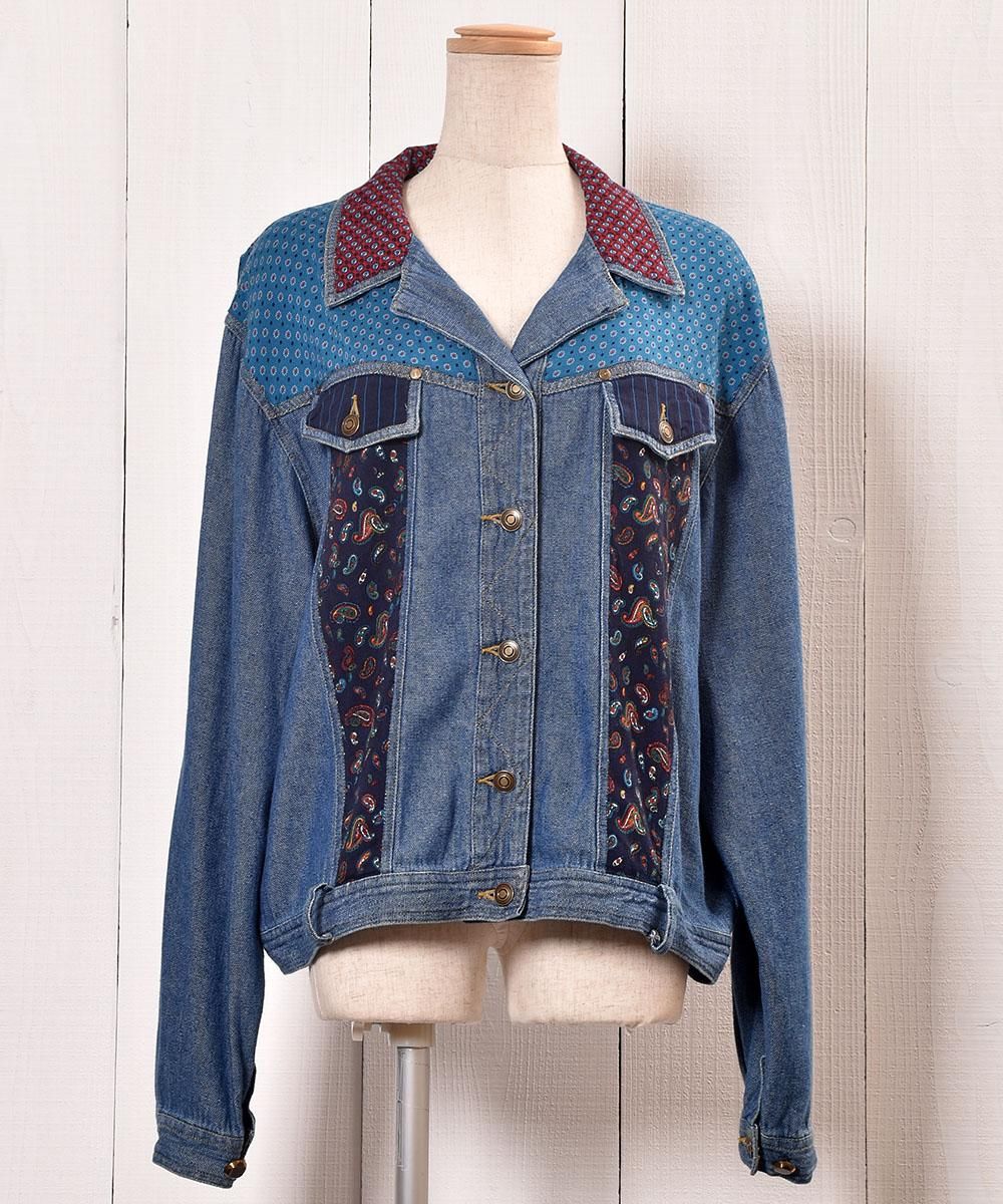 Patchwork Denim Jacket ｜パッチワーク デニム ジャケット | Gジャン ...