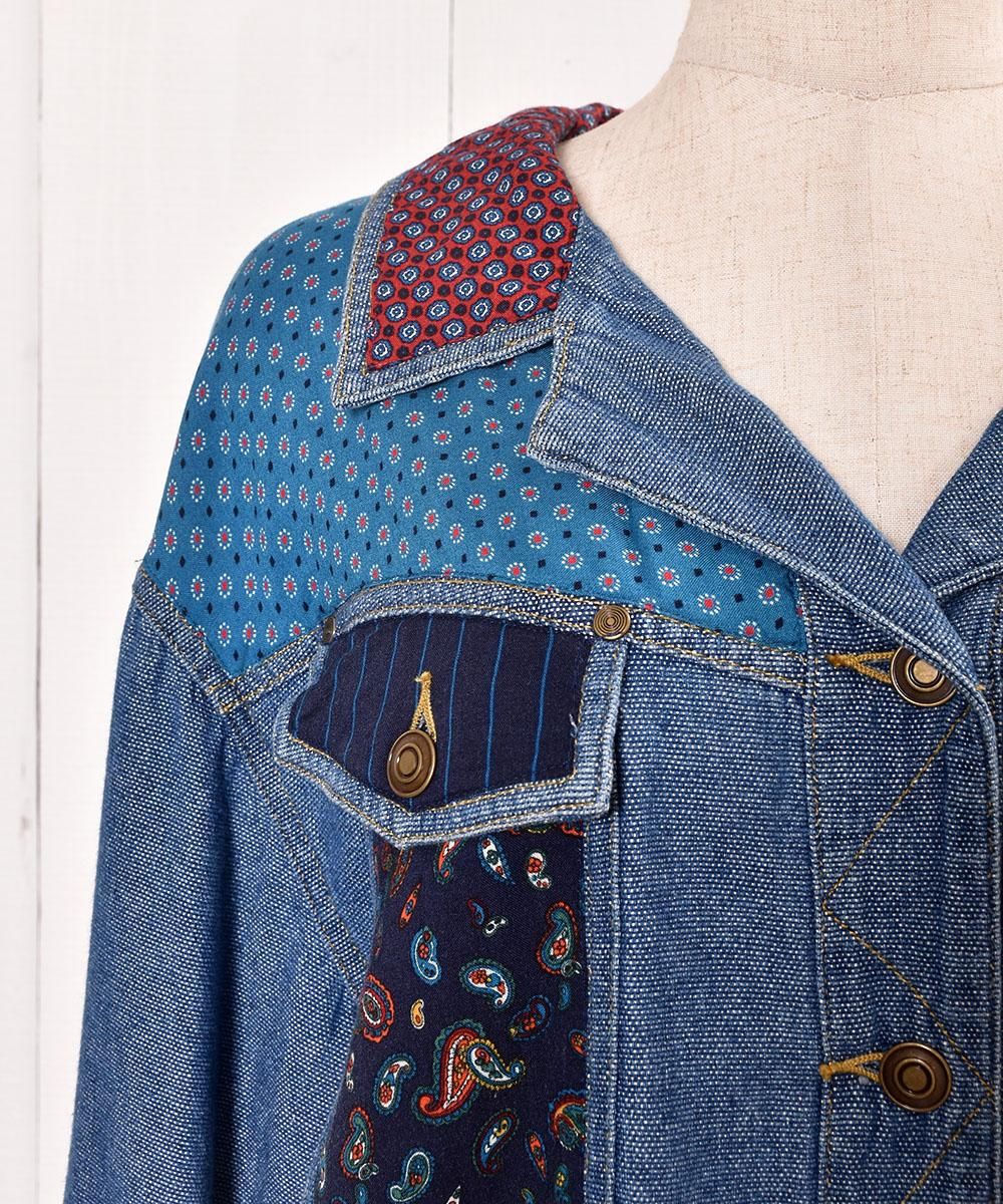 Patchwork Denim Jacket ｜パッチワーク デニム ジャケット | Gジャン