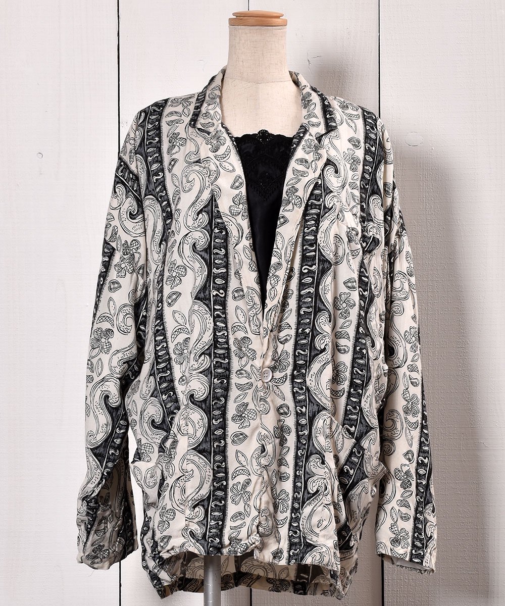  Flower Stripe Tailored Jacket åȥ饤ײ ơ顼ɥ㥱å  ͥå  岰졼ץե롼 ࡼ