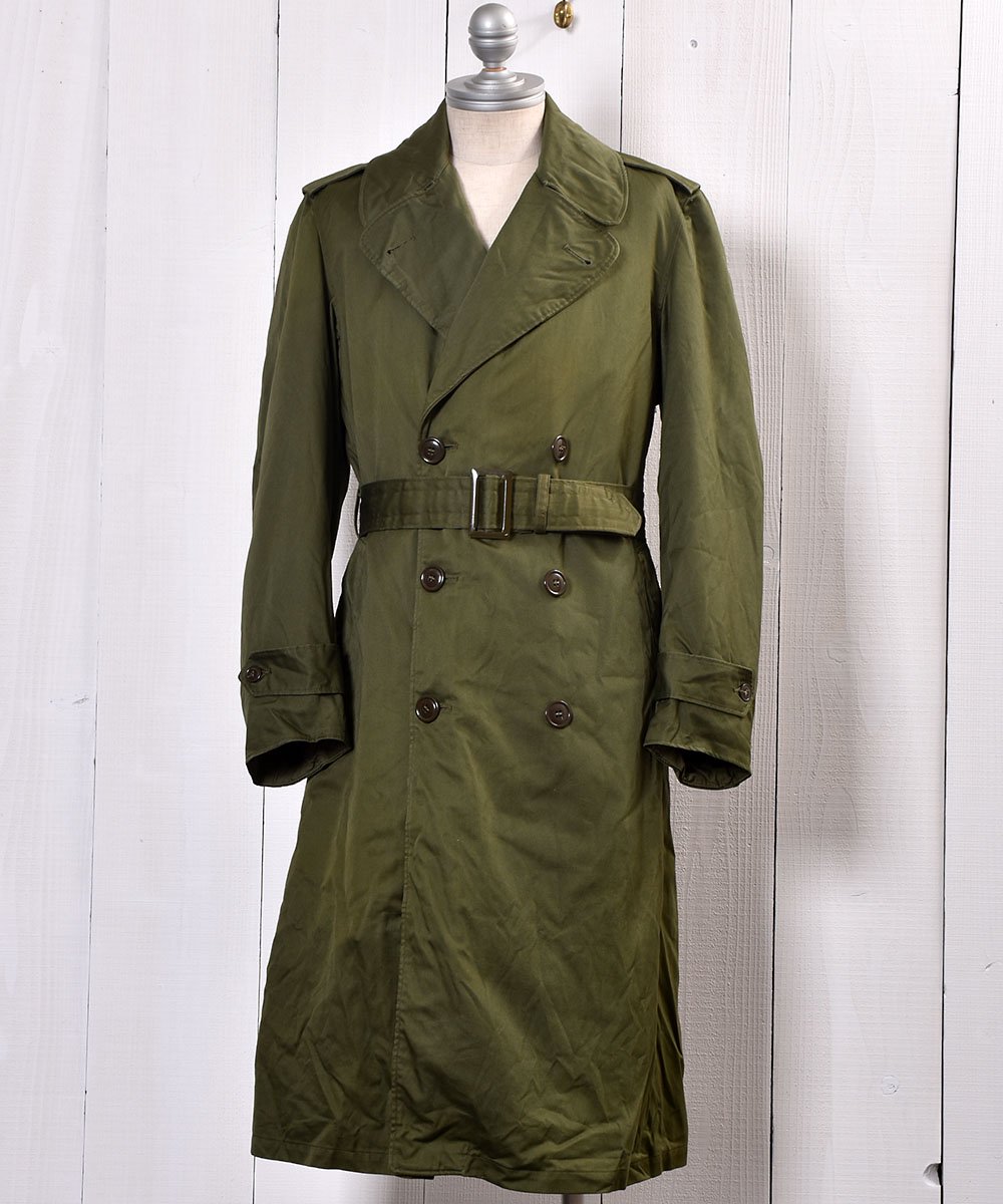 US Miritary Coat | ミリタリーコート | オリーブ系 - 古着のネット 