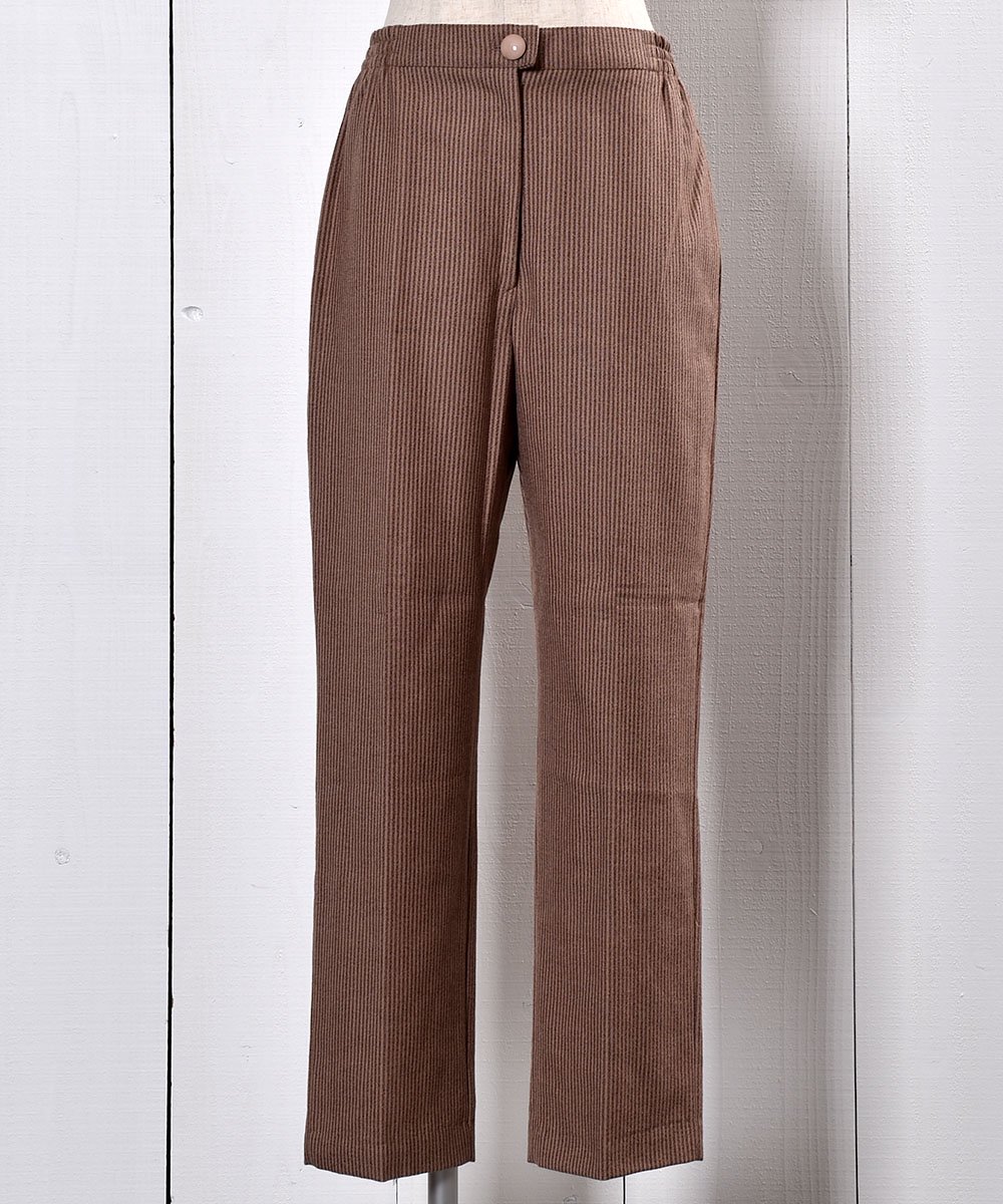 Brown Stipe Pants | ストライプパンツ - 古着のネット通販サイト 古着