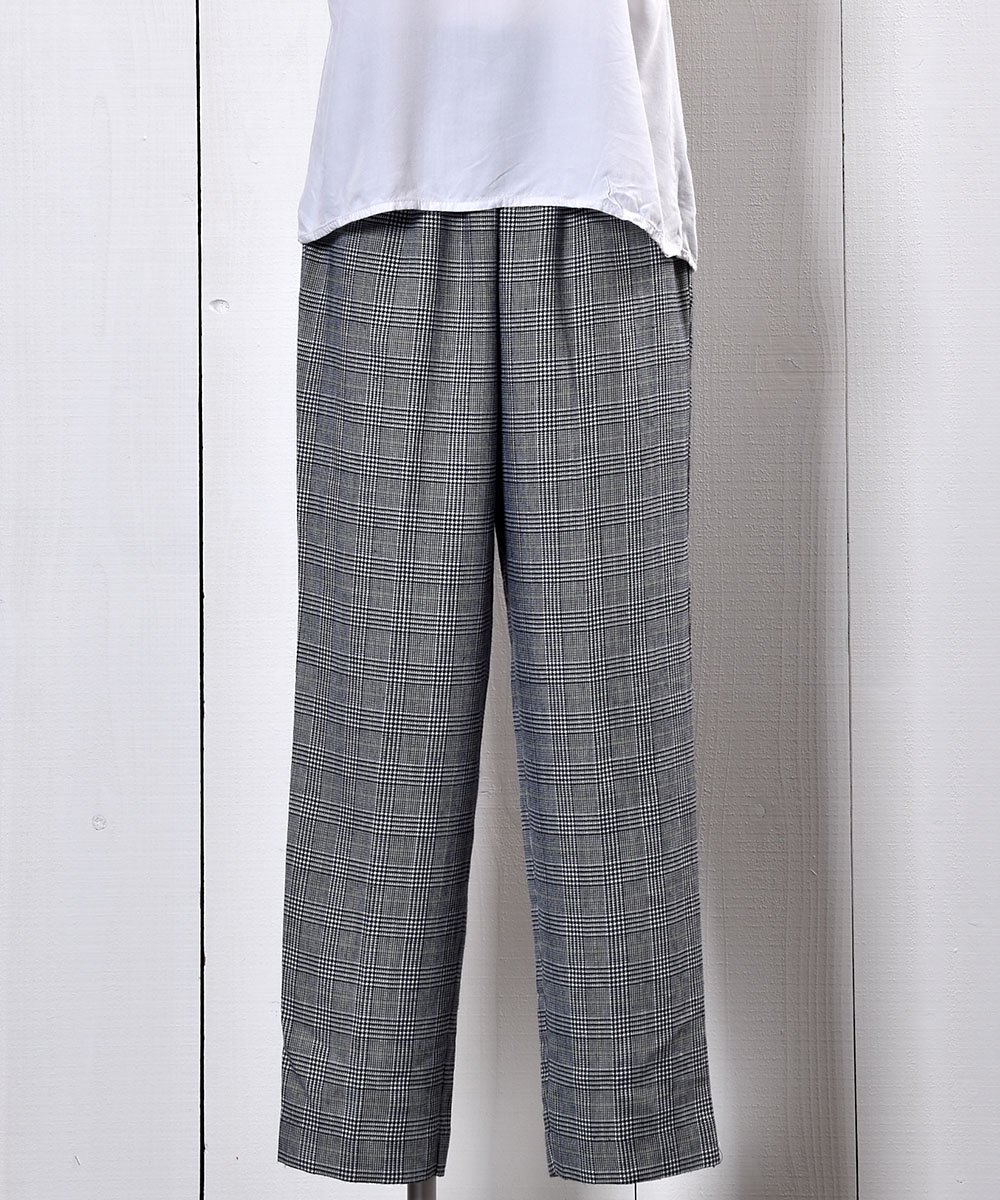 Glen Check Easy Pants |  å ѥ ͥ