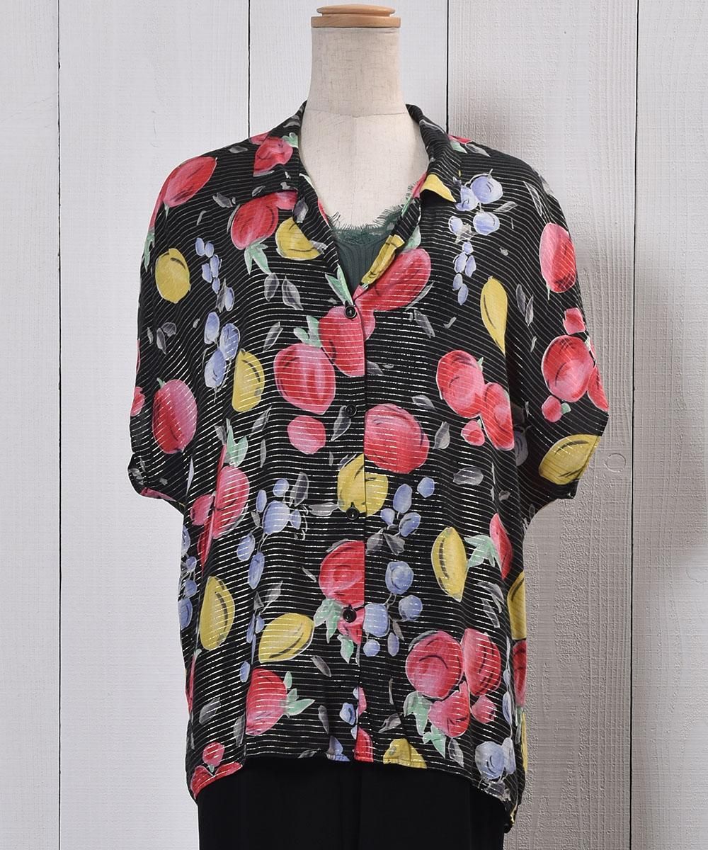 Short Sleeve Shirt Fruit Pattern Ⱦµ  ե롼 ͥ