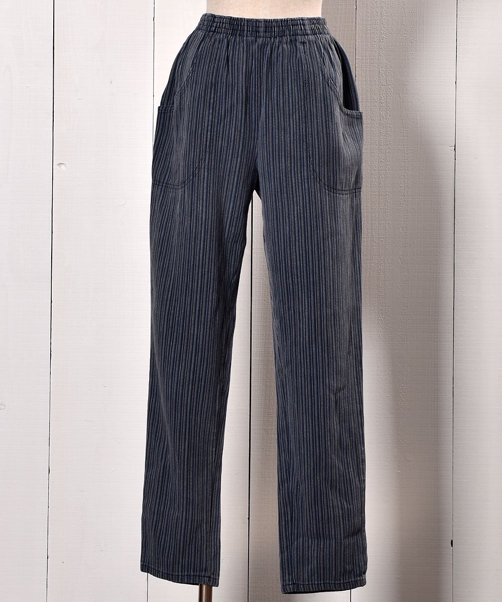  Made in USA Easy Cotton Pants Multi Stripe |ꥫ ѥ ̵ ޥȥ饤  ͥå  岰졼ץե롼 ࡼ