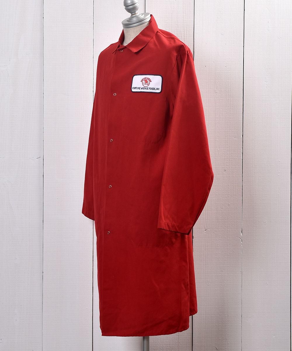 Snap Button Corporate Logo Work Coat｜企業ロゴ入りワークコート スナップボタン仕様 - 古着屋グレープフルーツ  ムーン(Grapefruitmoon)Onlineshop