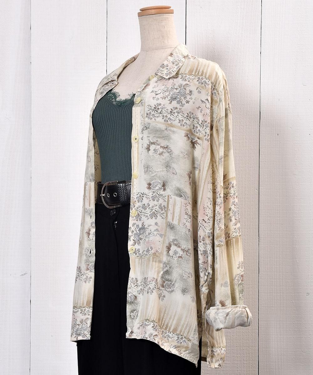 Made in Europe Flower Pattern Shirtå衼å  Ĺµĥͥ