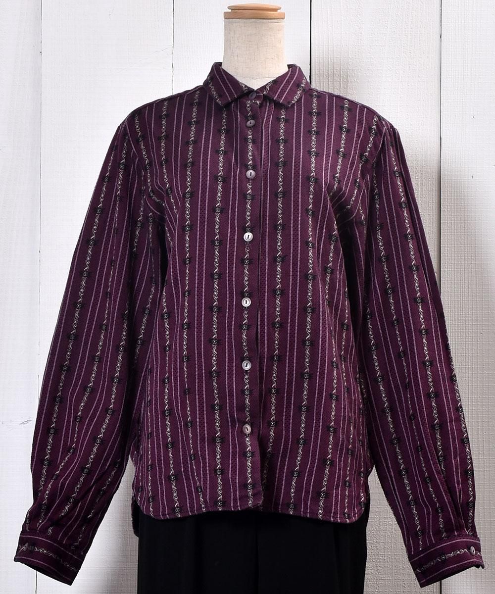 Made in Euro Stripe Pattern Shirt｜ヨーロッパ製 ストライプ織柄 ...