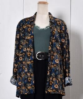 Flower Print Shirtòץ Ĺµ Υͥå 岰졼ץե롼 ࡼ
