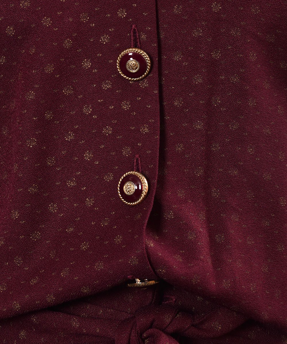 Long Sleeve  All-In-One Mandarin Collar  Fine Pattern |  Ĺµ 륤  ɥ顼ͥ