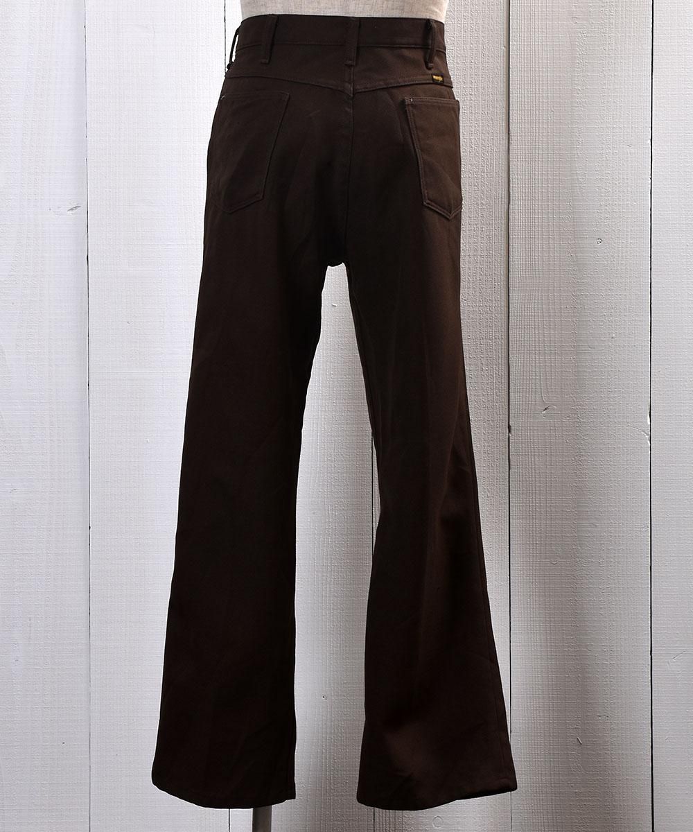 Wrangler Polyester Pants Brown W33á֥󥰥顼ץݥѥ ֥饦W33ͥ