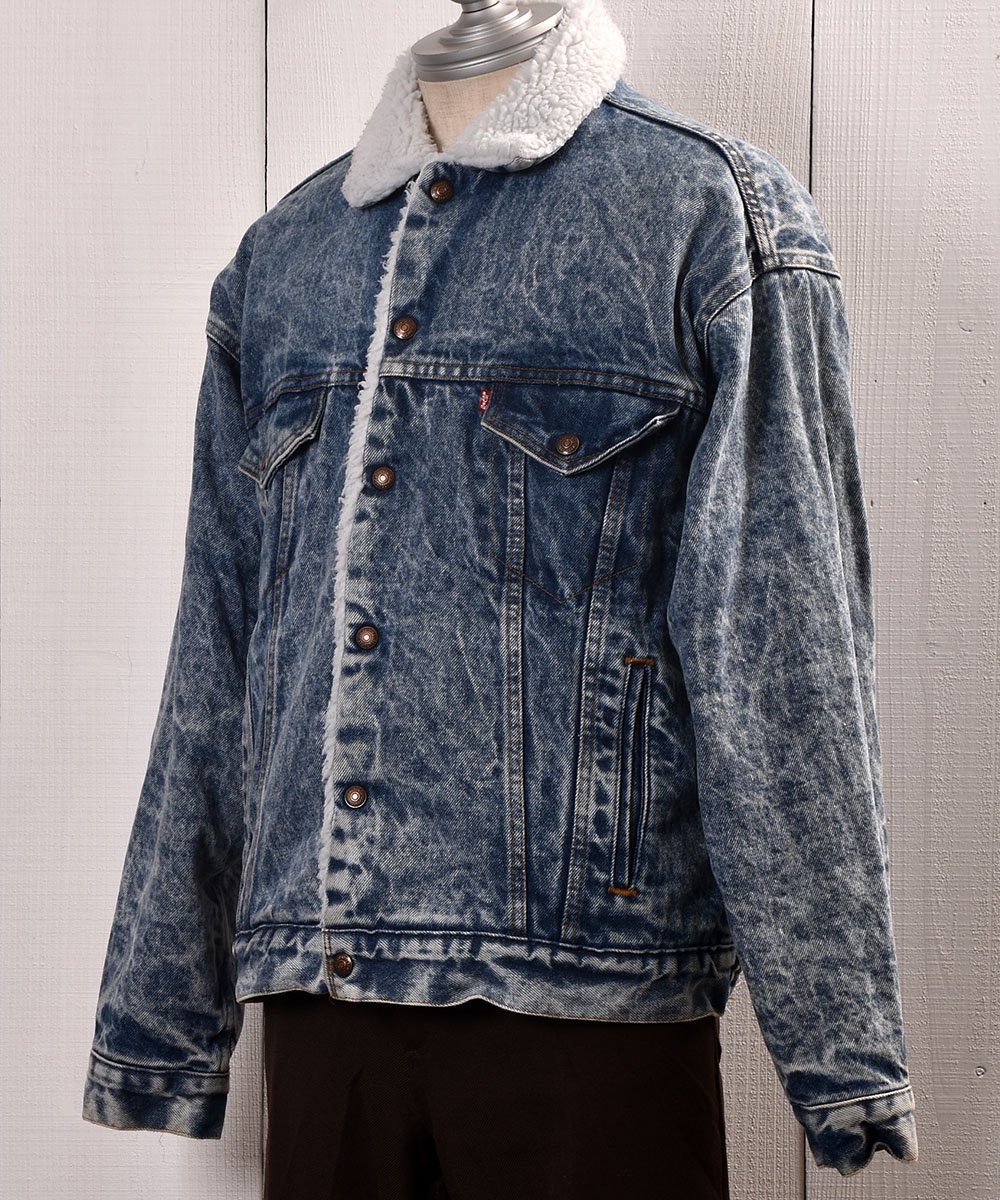 Levis Chemical Wash Denim Boa Jacket | ꡼Х ߥ륦å ǥ˥ܥ㥱å ͥ