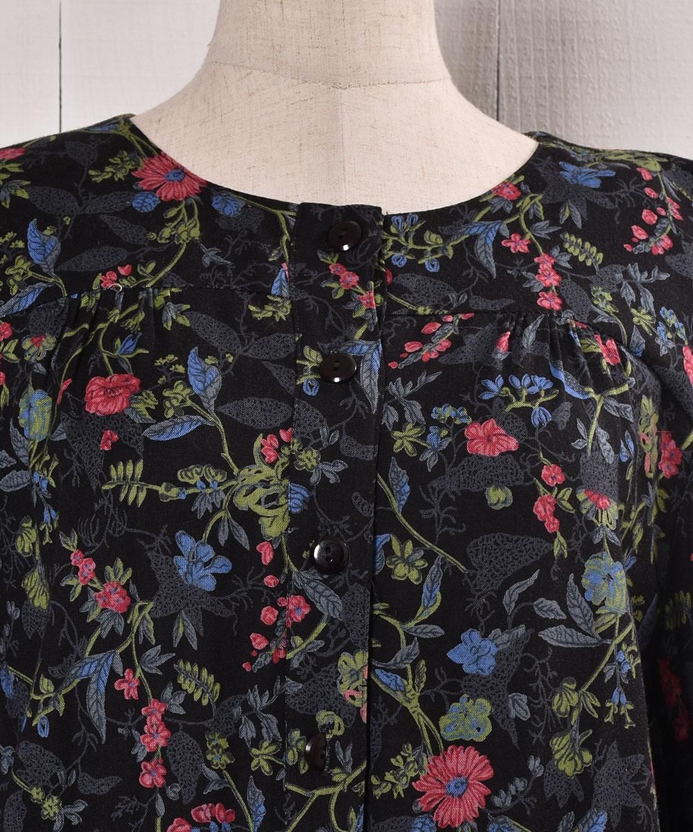 Made in USA Long Sleeve All-In-One Flower Pattern|花柄 長袖