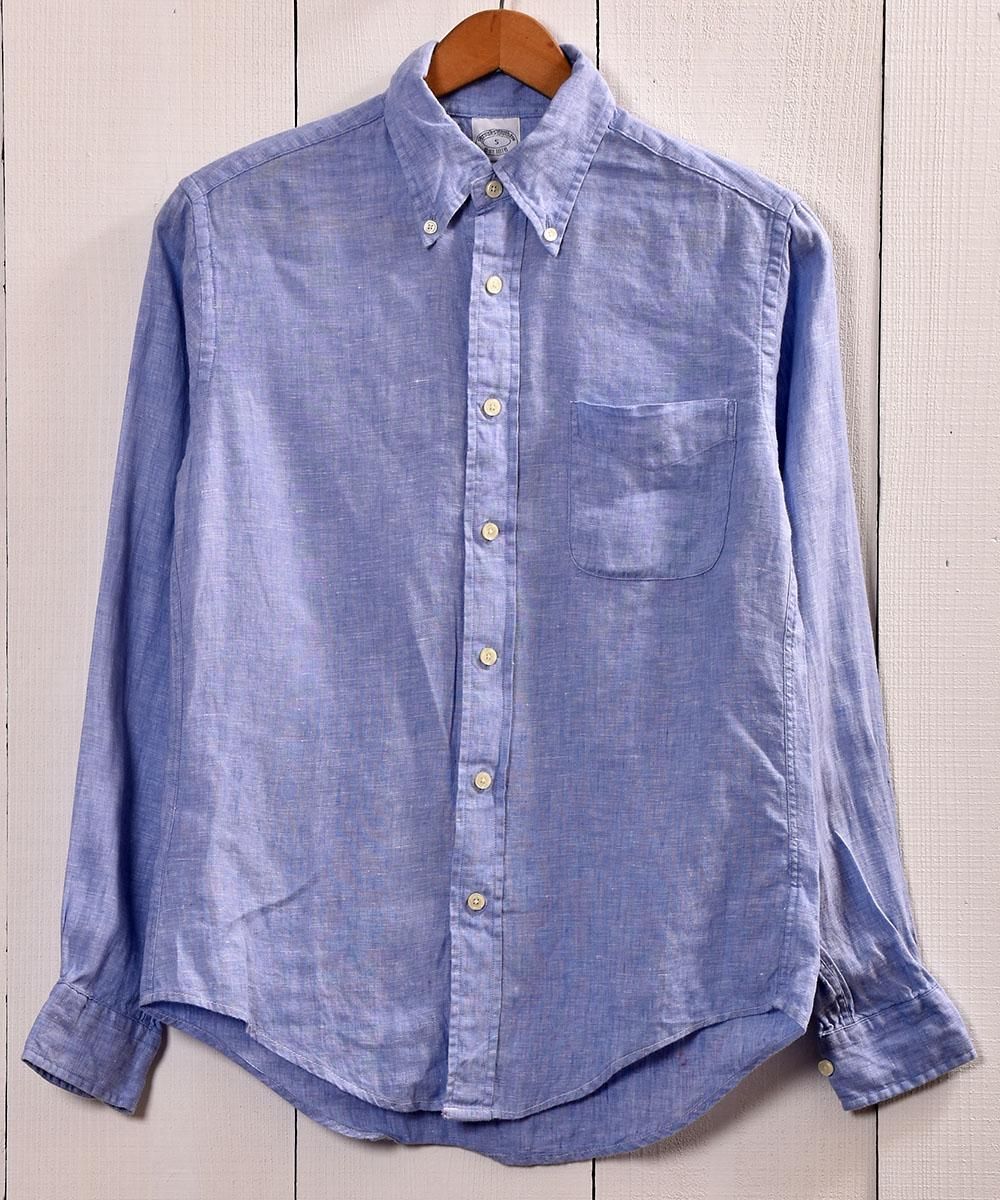 Brooks Brothers” Linen Button Down Shirt｜「ブルックスブラザーズ ...