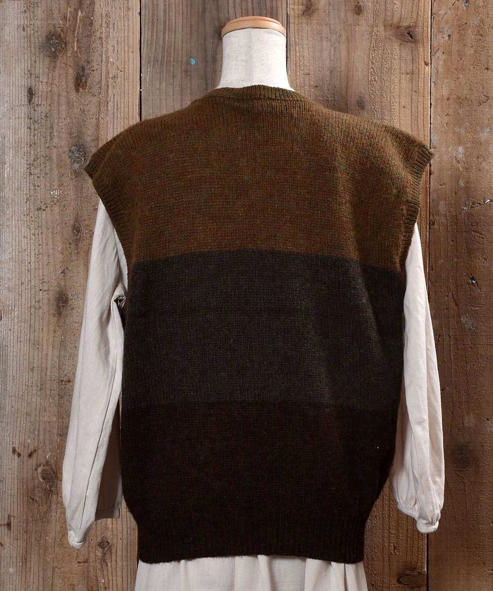 3Color Wool Knit Vest3顼  ˥å ٥ȥͥ