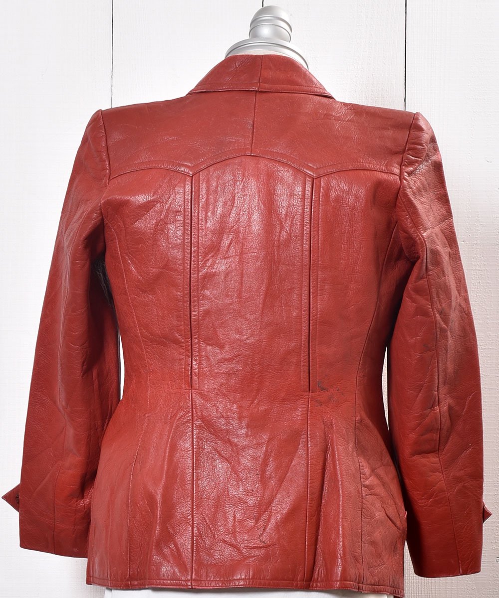 70s~ Leder Leather Jacket70ǯ 쥶㥱åȥͥ