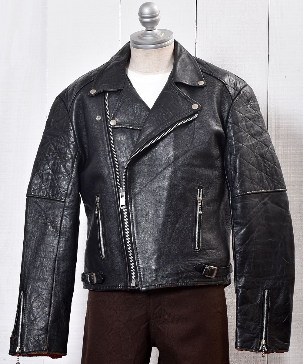 MADE IN ENGLAND｜Motorcycle Leather Jacket｜イングランド製 ダブル 