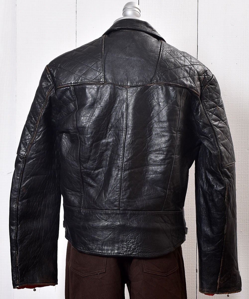 MADE IN ENGLAND｜Motorcycle Leather Jacket｜イングランド製 ダブル