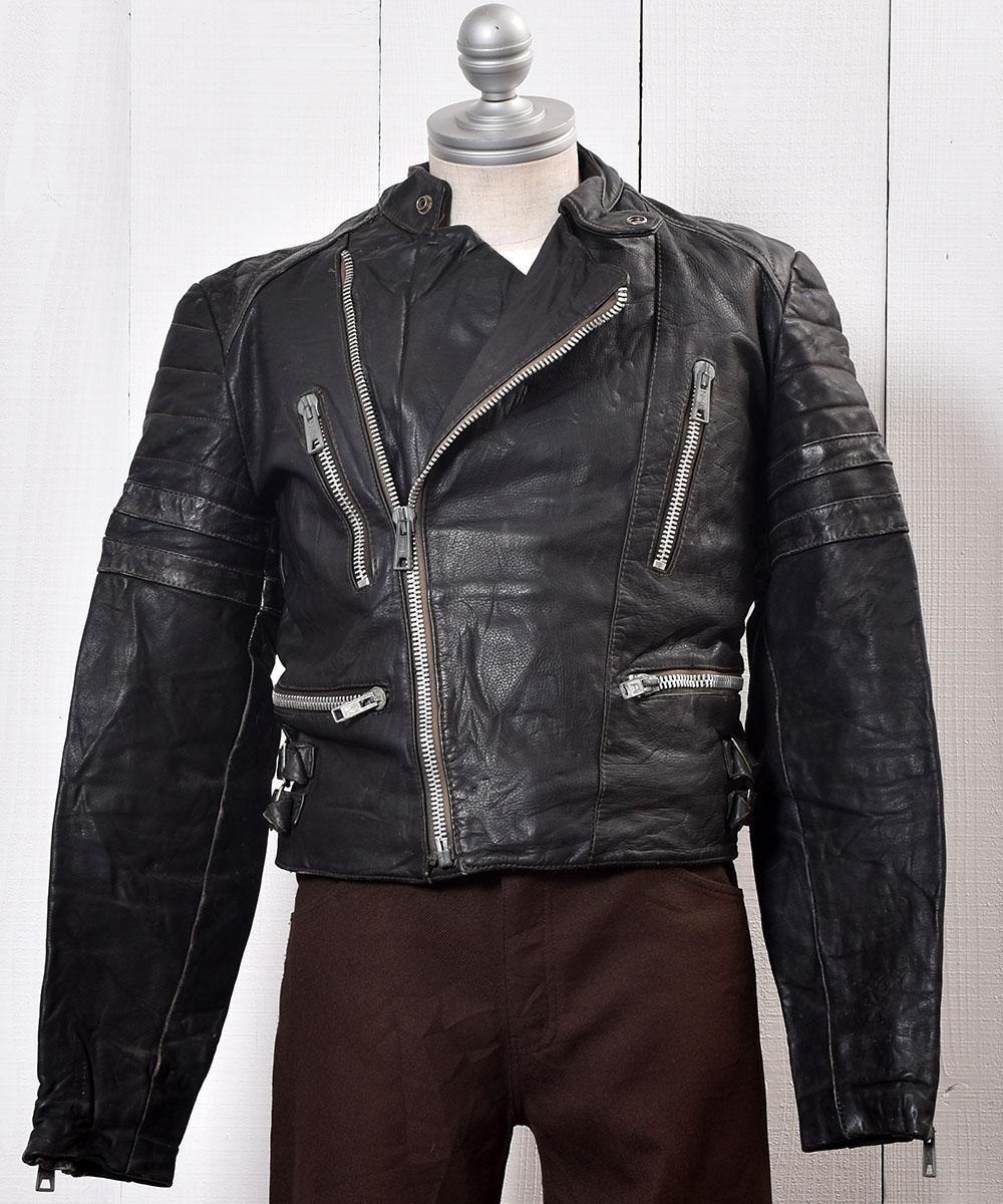 Motorcycle Leather Jacket｜スタンドカラー ライダース ジャケット 