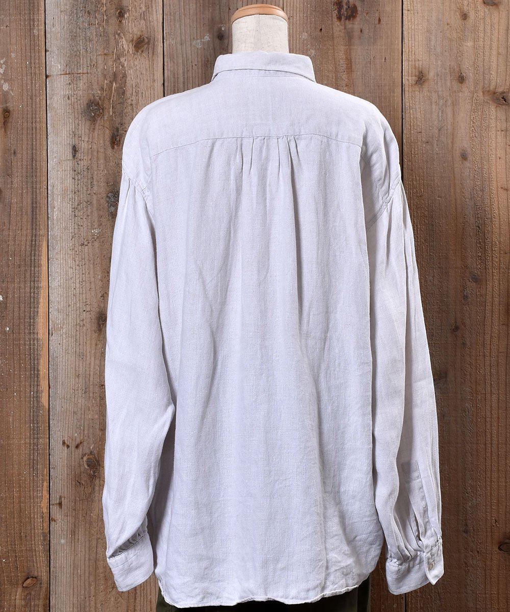 Big Silhouette Pullover linen Tyrolean Shirts｜ビッグシルエット