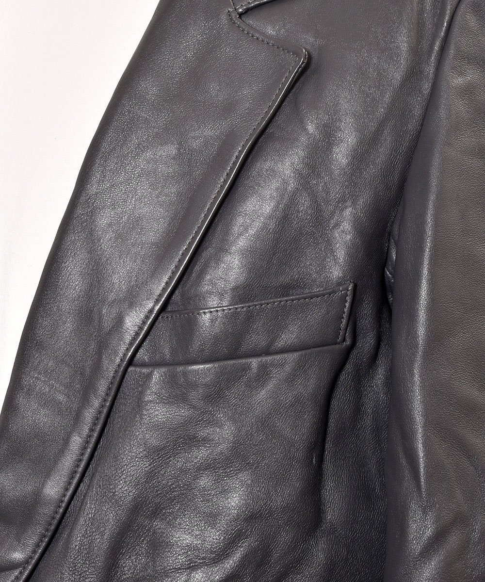 Double reasted Leather Blazerå֥֥쥹ƥå 쥶֥쥶 졼ͥ