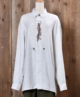 Climber Embroidery  Tyrolean Shirtså饤ޡɽ ꥢ   Υͥå 岰졼ץե롼 ࡼ