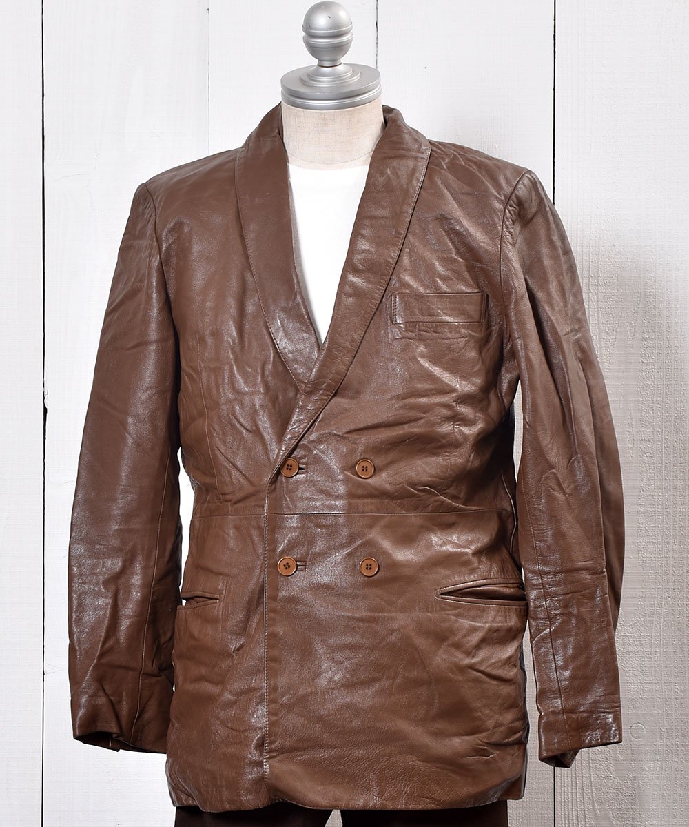 Leather Jacket Tailored ｜テーラード レザー ジャケット ダブル 