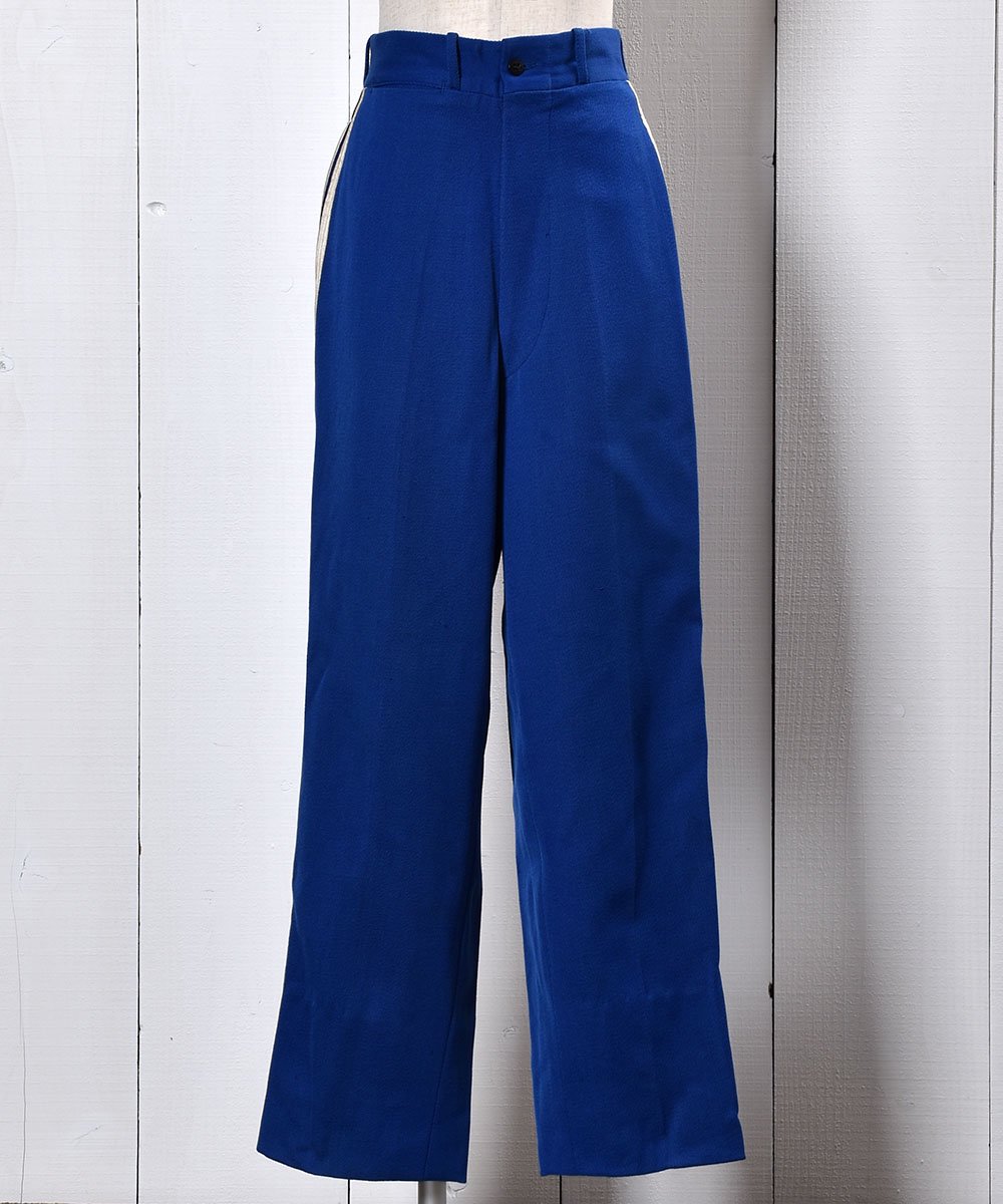  50's~60's Wool Gabardine Straight Silhouette Side Line Pants50~60ǯ奦륮 ȥ졼 ɥ饤ѥ   ͥå  岰졼ץե롼 ࡼ