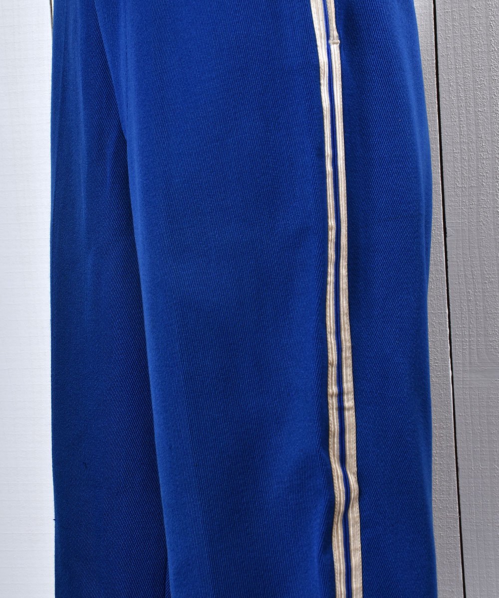 50's~60's Wool Gabardine Straight Silhouette Side Line Pants｜50