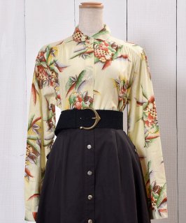 Long Sleeve Shirt Fruit Pattern Round CollarĹµ  ե롼 ݶ Υͥå 岰졼ץե롼 ࡼ