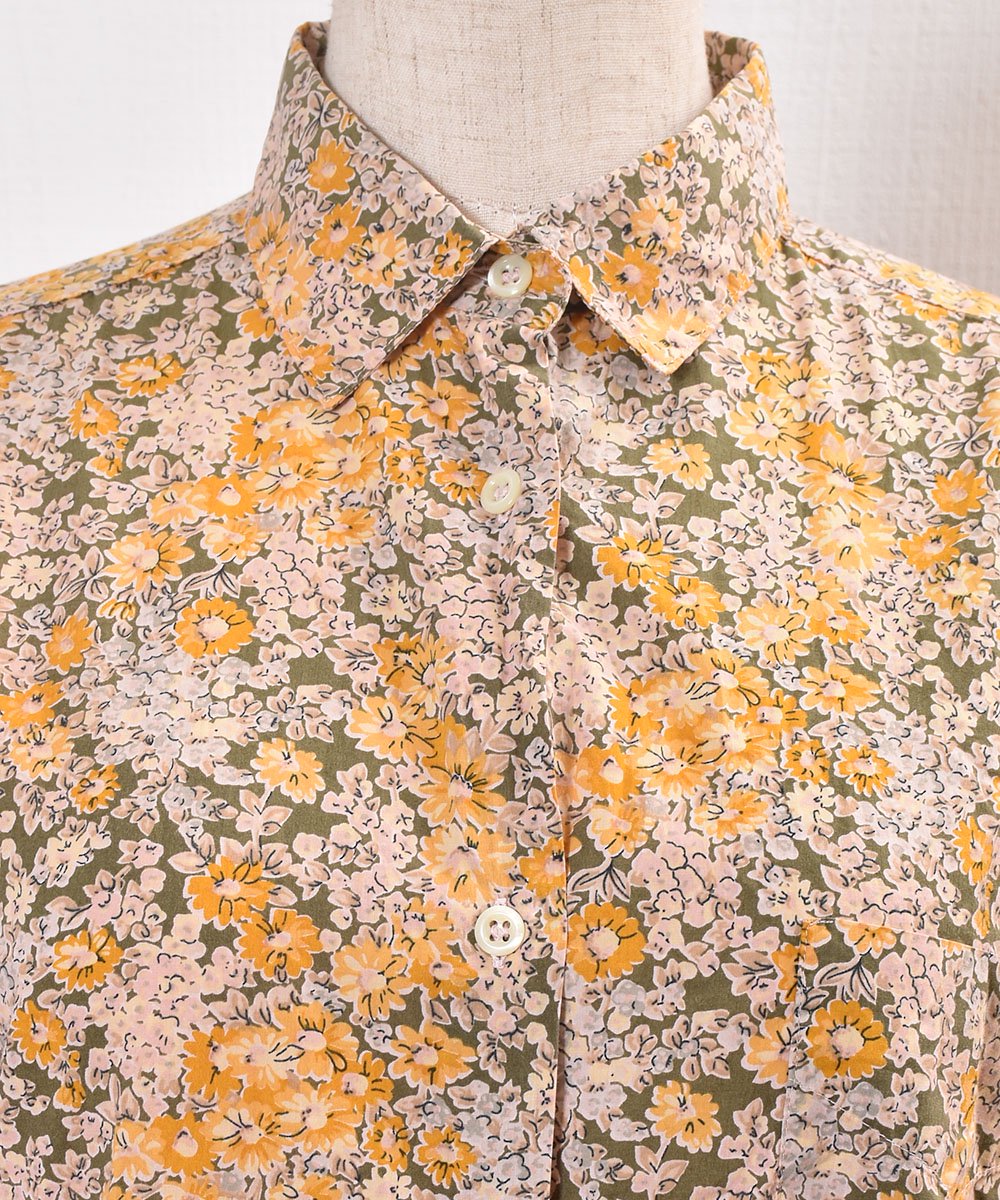 Long Sleeve Shirt Flower Pattern Ĺµ  ͥ